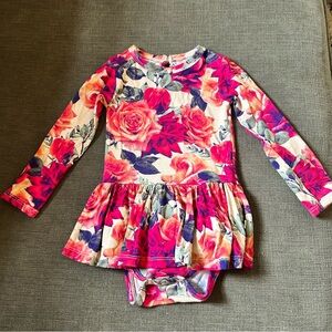 Bums & Roses Twirl Dress